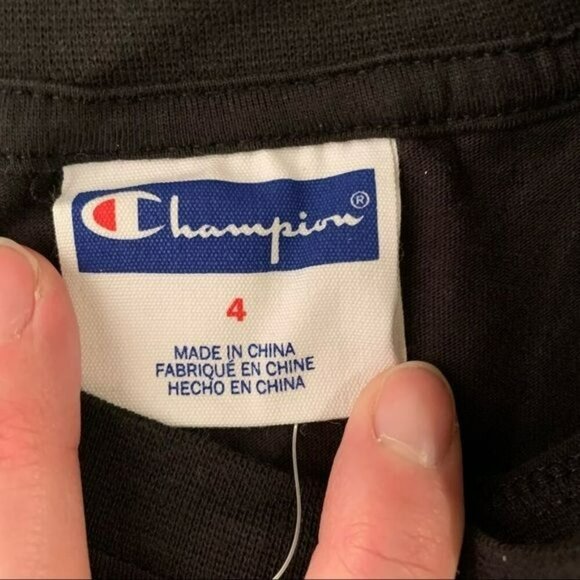 Champion kids youth short sleeve t-shirt with apple and caterpillar - 4 - Picture 5 of 7